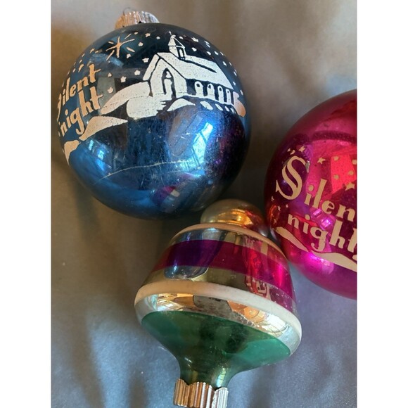 1930s Vintage Shiny Bright Ornaments Collectible Christmas Holiday - Picture 3 of 10